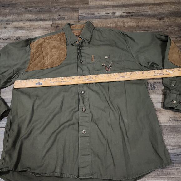 North River Outfitters long sleeve shirt with embroidered deer Size Medium 2249 - Picture 4 of 6